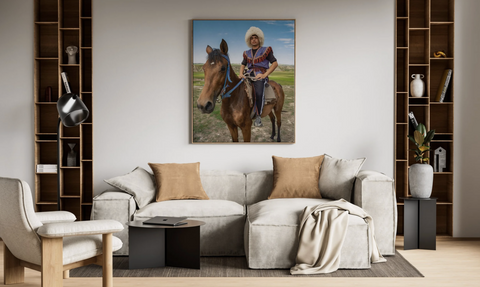 Oveis on Horseback – A Portrait from Turkmen Sahra