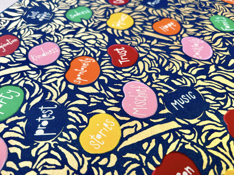 Eat All The Apples cyanotype