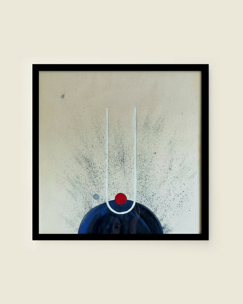 Tilak-minimalist-art-black-frame