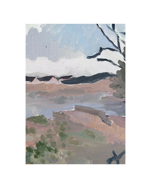 Plein air sketch, The Moor