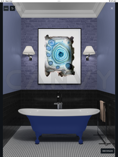 Celestial echoes in blue I