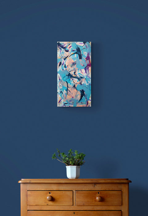 Apex - in room - fatima mian - artist - abstract painting - painter - london artist - buy art - art for sale - bame artist