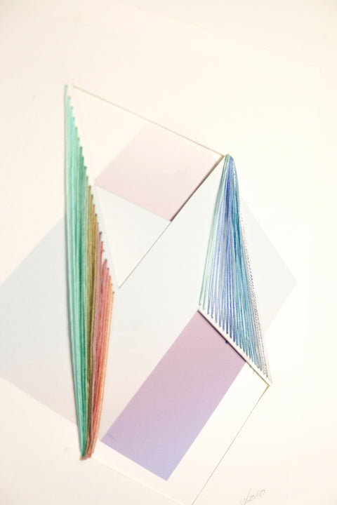 Hannah Pratt Offcuts no.4 paper collage with embroidery cu1