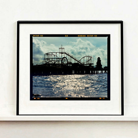 Pleasure Pier Landscape Black Frame 660