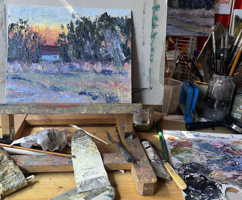 Sunset on Ashdown_ in studio_lo © Sheri Gee 2025