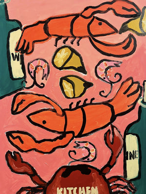 Seafood Still Life, 2024