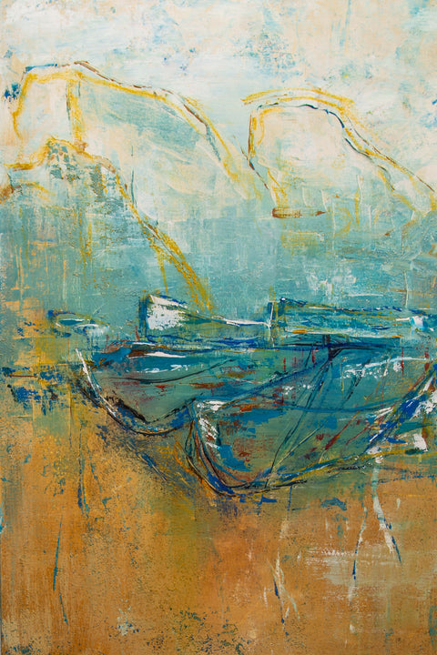 Boats on Attabad Lake