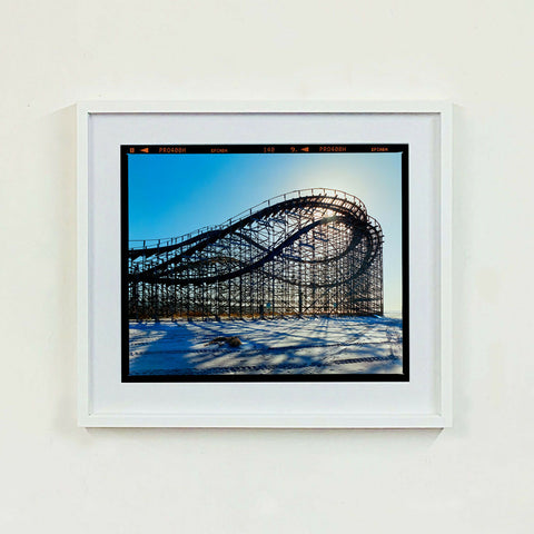 Beached Roller Coaster Film Rebate 445 White Frame on the wall