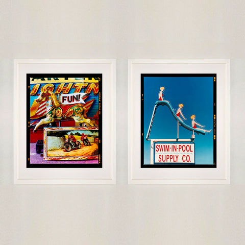 FUN! Swim-in-Pool Supply Co 445 Pair White Frame