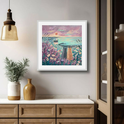 Coastal cats with cottage