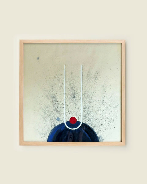 Tilak-minimalist-art-oak-frame