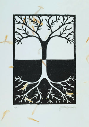 Tree - Handmade original print