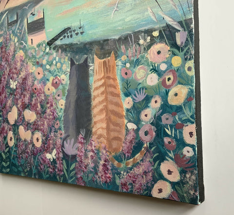 Coastal cats with cottage