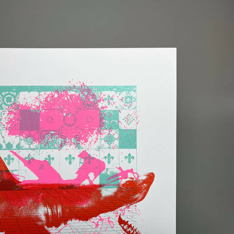 Fancy A Dip (Turquoise Pink Red)