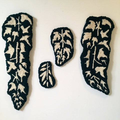 Hand-Tufted Suspiria Ivy Textile