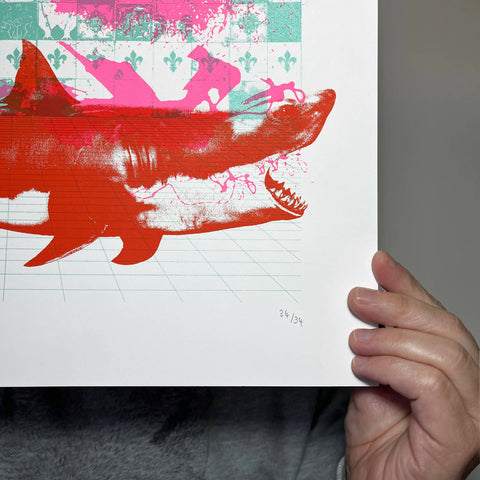 Fancy A Dip (Turquoise Pink Red)