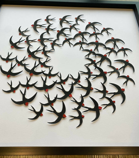 Paper Swallows - Large Sprial