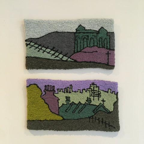 Tufted Skyline Wall Hanging