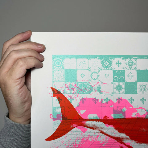 Fancy A Dip (Turquoise Pink Red)