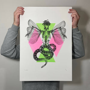 Screen Printed Poster – Medusa V4