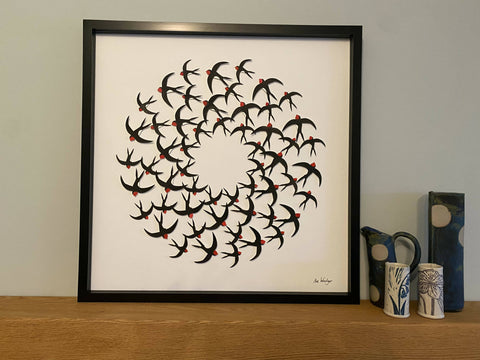 Paper Swallows - Large Sprial
