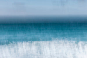 In Blue - Sennen II / Abstract Cornish Seascape / A3 Print