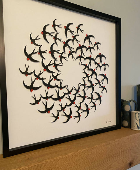 Paper Swallows - Large Sprial