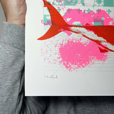 Fancy A Dip (Turquoise Pink Red)