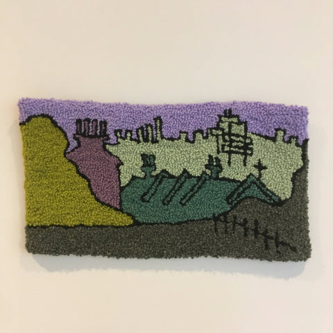 Tufted Skyline Wall Hanging